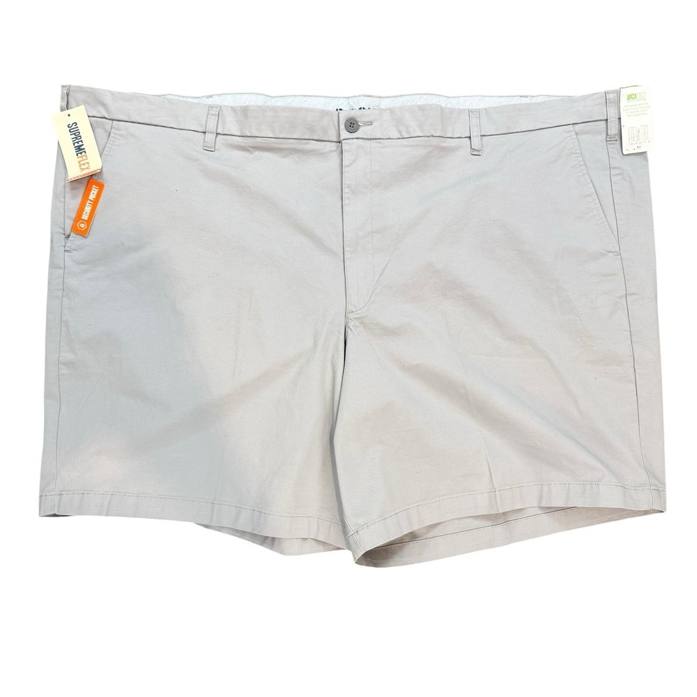 Dockers Big & Tall Ultimate Short‎ Supreme Flex Gray Men's Size 60 Country Club